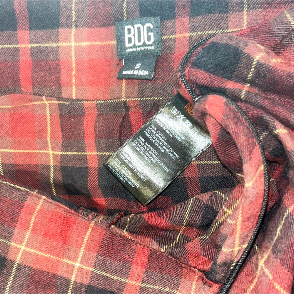 NWOT BDG Check Puff Kilt Miniskirt - Picture 9 of 9